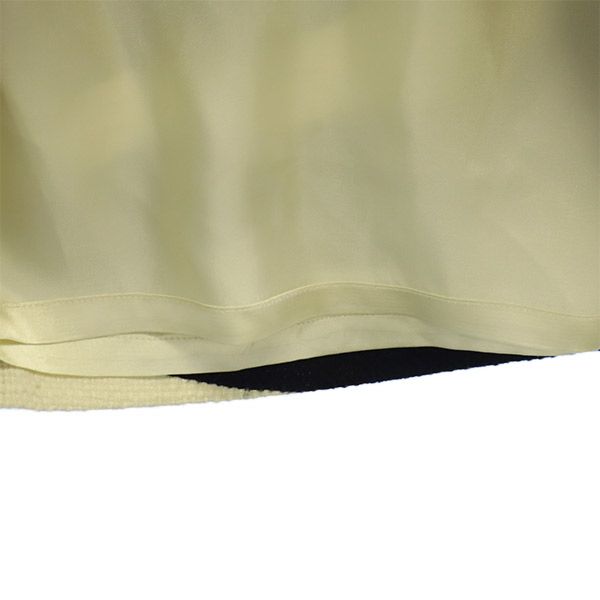 Kate Spade ケイトスペード 総柄 台形 ミニスカート 4 ホワイト×ブラック レディース