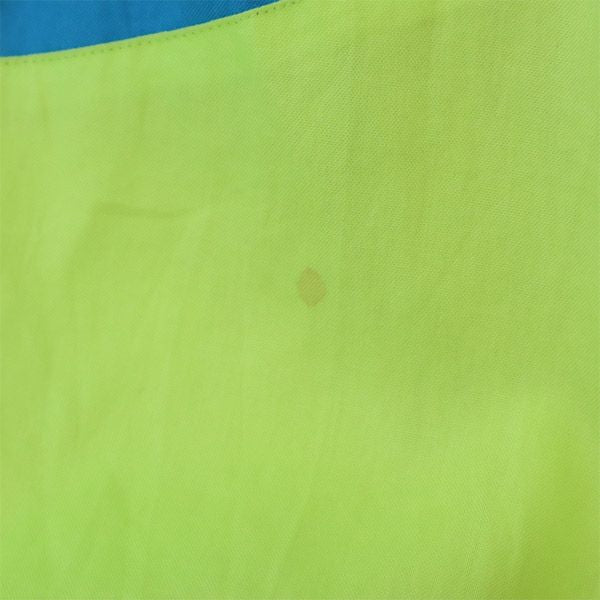 miss chloe ミスクロエ 日本製 切替 ロング丈 切替 ギャザースカート 42 ブルー×グリーン レディース