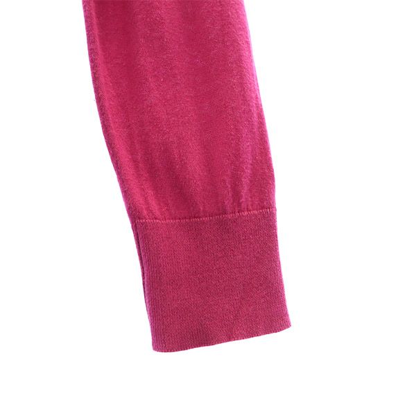JOHN SMEDLEY ジョンスメドレー 長袖 ニット カーディガン S ピンク レディース