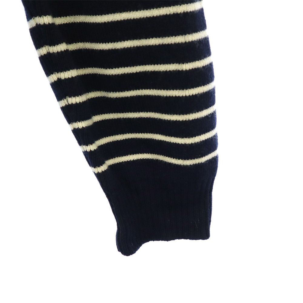 J.W.Anderson. ジェイダブリューアンダーソン ボーダー 長袖 セーター S ネイビー×ホワイト ニット メンズ