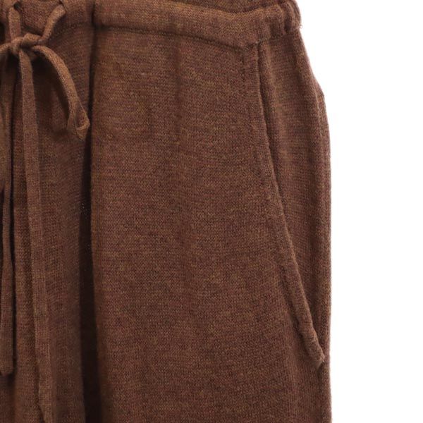 AMERI UNDRESSED アメリ ニット サロペット S ブラウン オーバーオール レディース