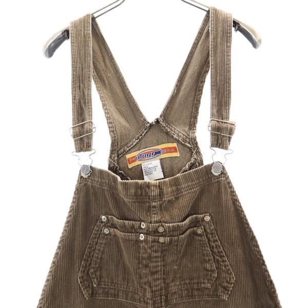 OLD オールド 90s 00s コーデュロイ オーバーオール L ブラウン系 レディース