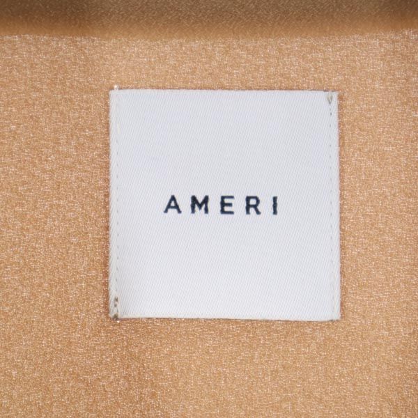 AMERI UNDRESSED アメリ 長袖 サロペット 茶系 オールインワン レディース