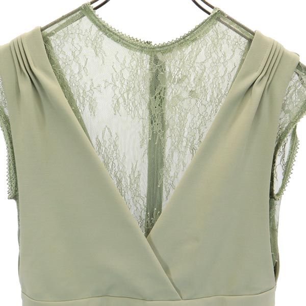 SNIDEL スナイデル オールインワン 1 グリーン系 インナーブラトップ付 レディース