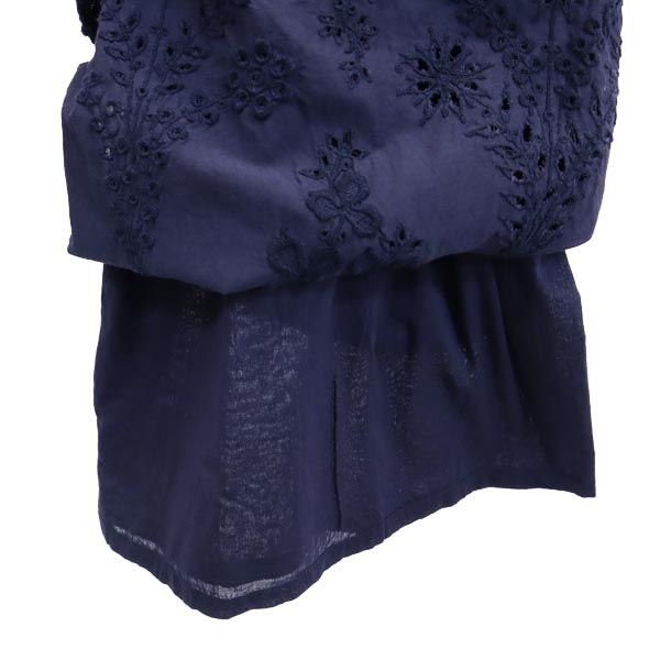 ユナイテッドアローズ サロペット ネイビー UNITED ARROWS ノースリーブ オールインワン レディース