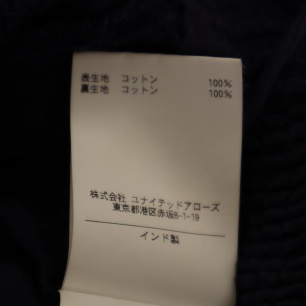 ユナイテッドアローズ サロペット ネイビー UNITED ARROWS ノースリーブ オールインワン レディース