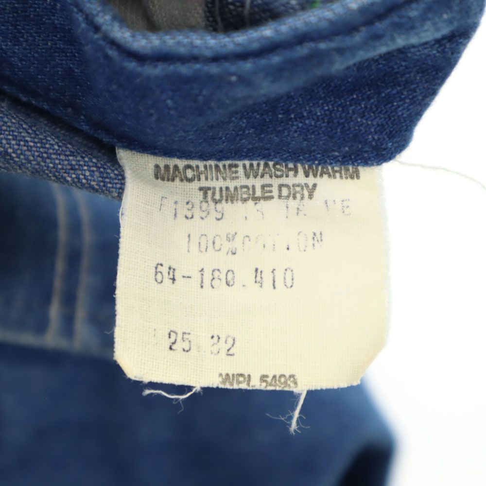 WASHINGTON DEE CEE ワシントンディーシー 80s オールド デニム オーバーオール ボタンフライ メンズ