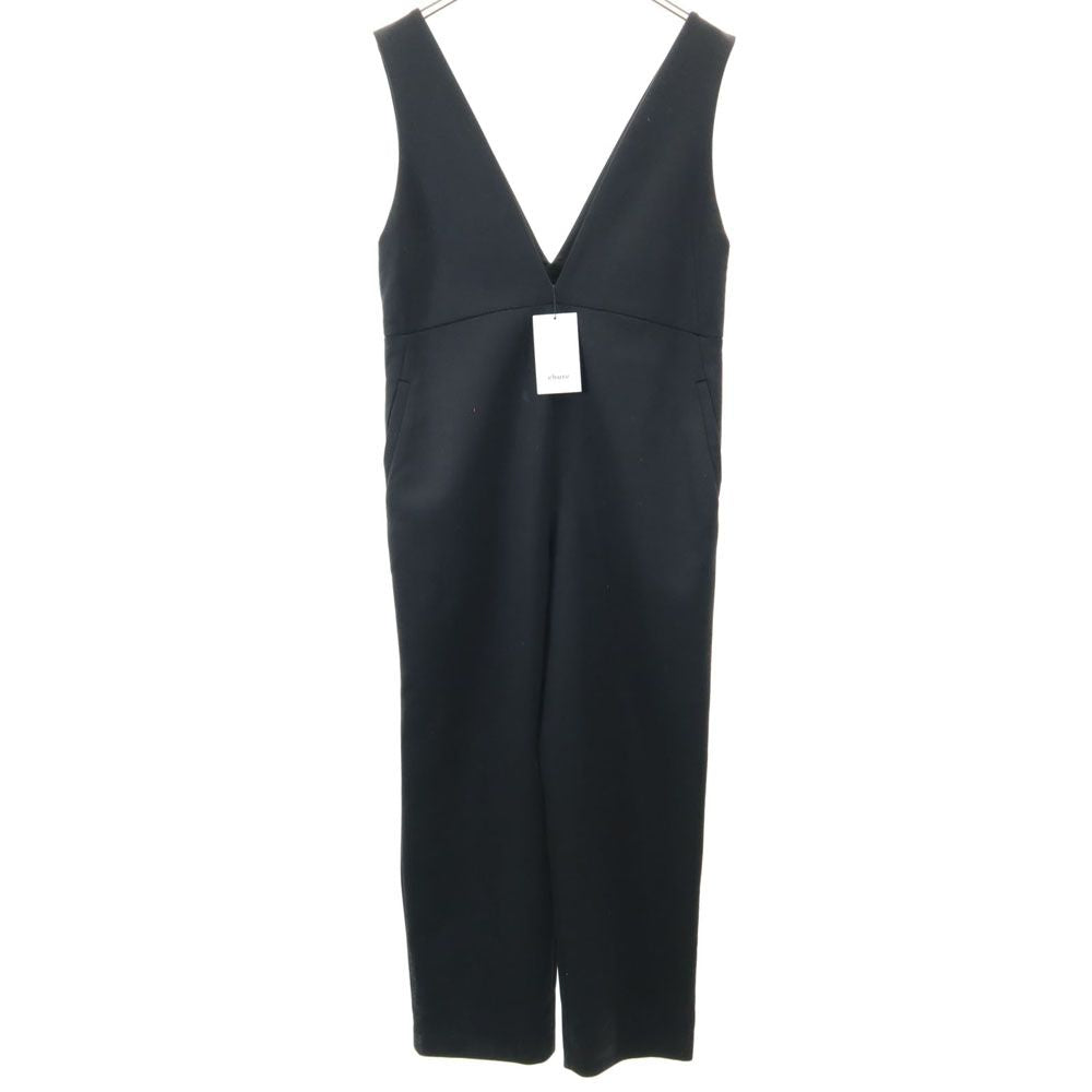 ebure エブール 未使用 日本製 サロペット 36 ブラック タグ付き オールインワン レディース