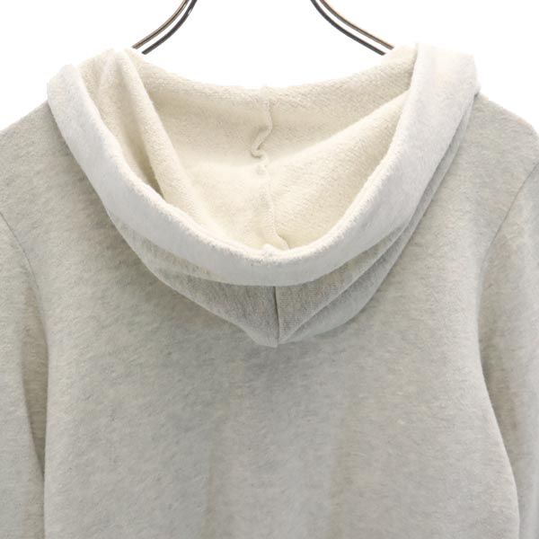 ネネット フロントデザイン 長袖 スウェットパーカー 2 グレー Ne-net レディース