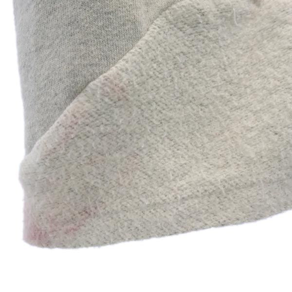 ネネット フロントデザイン 長袖 スウェットパーカー 2 グレー Ne-net レディース