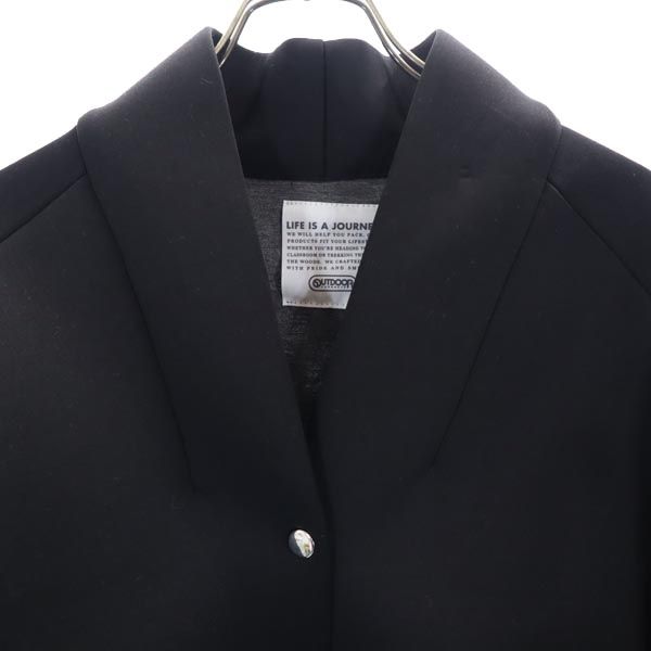 OUTDOOR アウトドア ジャケット M ブラック Vネック ジャージ素材 メンズ