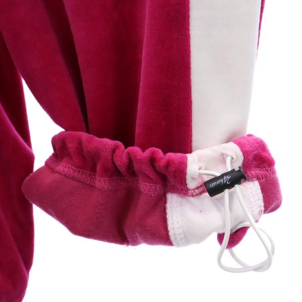 24KARATS 24カラッツ エグザイル トライブ 長袖 ジャージジャケット 上下 セットアップ 150 ピンク×ホワイト キッズ