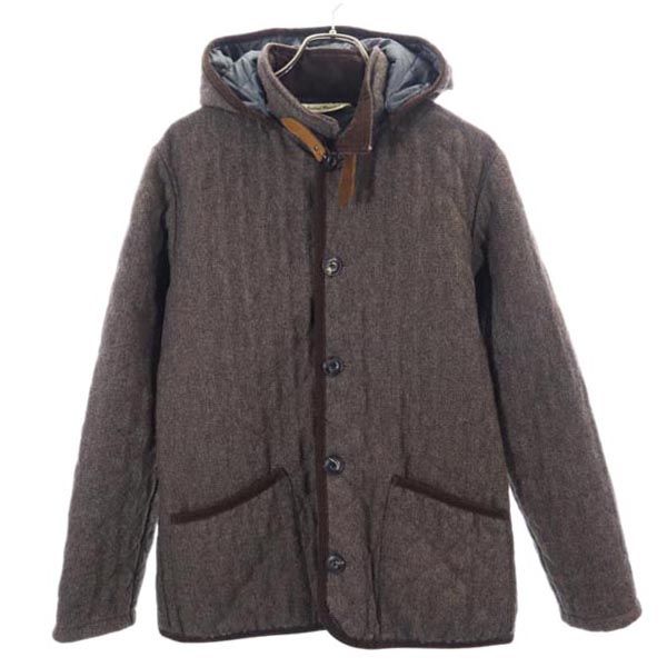 JOURNAL STANDARD ジャーナルスタンダード ウールジャケット M ブラウン系 裏キルティング メンズ