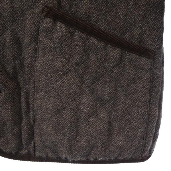 JOURNAL STANDARD ジャーナルスタンダード ウールジャケット M ブラウン系 裏キルティング メンズ