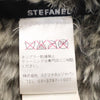 ステファネル フーデッド ラビットファー ポンチョ グレー系 STEFANEL ジャケット レディース