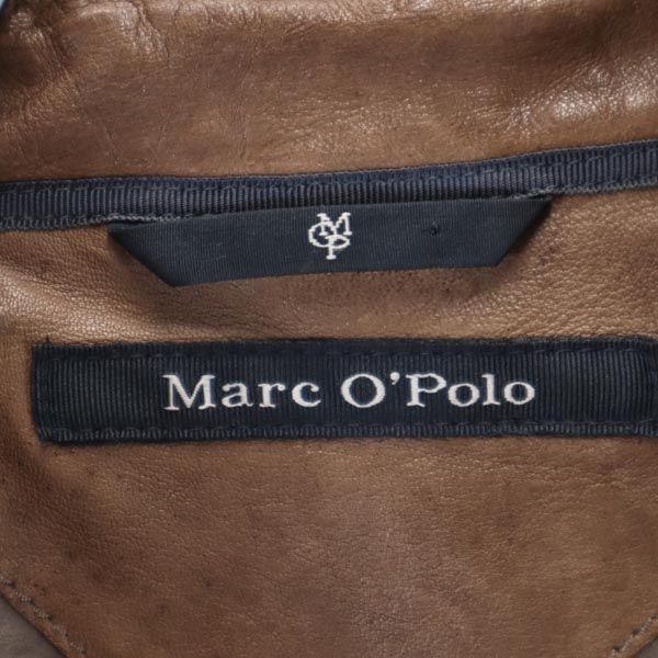 Marc O'polo マルコポーロ レザージャケット 36 茶系 レディース