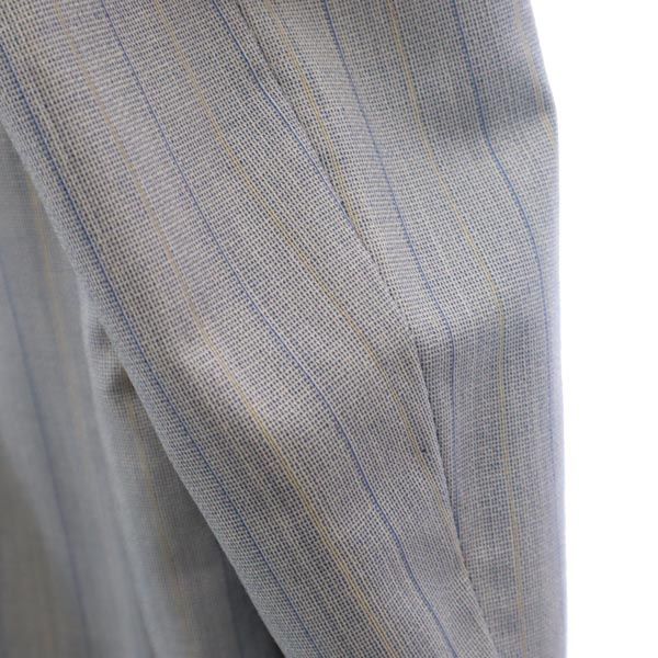 ヴァレンティノガラヴァーニ ウール ストライプ柄 スーツ 上下 セットアップ 青系 Valentino Garavani ジャケット パンツ メンズ