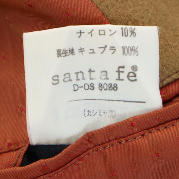 santa fe サンタフェ カシミヤウールブレンド テーラードジャケット ブラウン メンズ