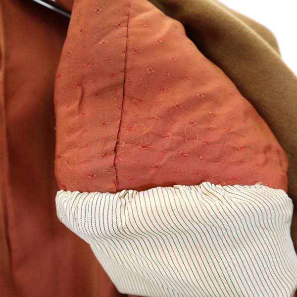 santa fe サンタフェ カシミヤウールブレンド テーラードジャケット ブラウン メンズ