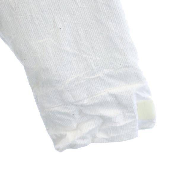 アディダス ロゴ刺繍 長袖 ジップパーカー S 白 adidas レディース