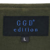 ジージーディーエディション ノーカラージャケット L グリーン系 GGD edition メンズ