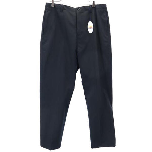 mellow people 未使用 メローピープル スーツ 上下 セットアップ L 黒 テーラードジャケット ロングパンツ メンズ