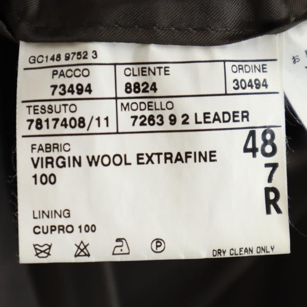 CORNELIANI コルネリアーニ イタリア製 ウール テーラードジャケット ブラウン系 メンズ