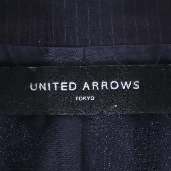 UNITED ARROWS ユナイテッドアローズ パンツスーツ 上下 セットアップ 36 紺 テーラードジャケット レディース