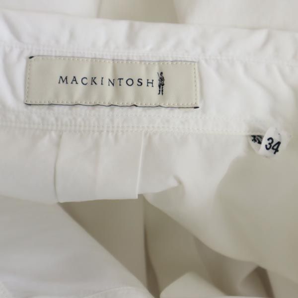 Mackintosh マッキントッシュ 長袖 シャツ 34 白 レディース