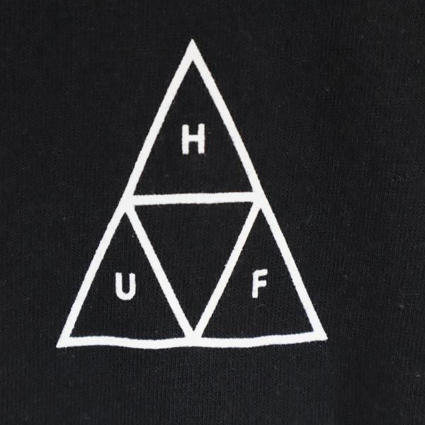 HUF ハフ プリント 長袖 Tシャツ L ブラック ロンT メンズ