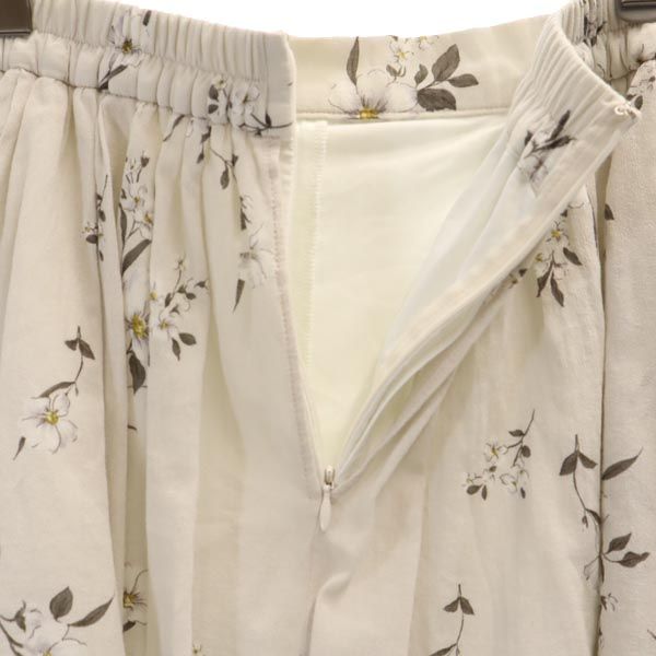 スナイデル 花柄 ノースリーブ スプリングフラワーコットン カットソー 上下 セットアップ F グレー系 SNIDEL スカート レディース