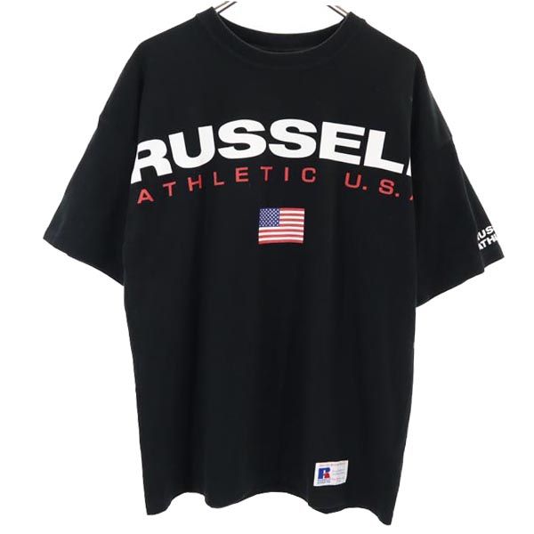 ラッセルアスレティック 半袖 Tシャツ L ブラック系 Russell Athletic メンズ