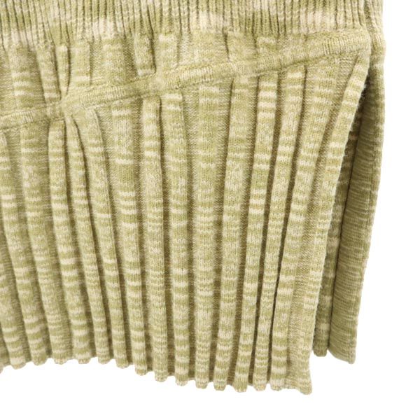 SNIDEL スナイデル ノースリーブ ニット 上下 セットアップ F カーキ ニットスカート レディース