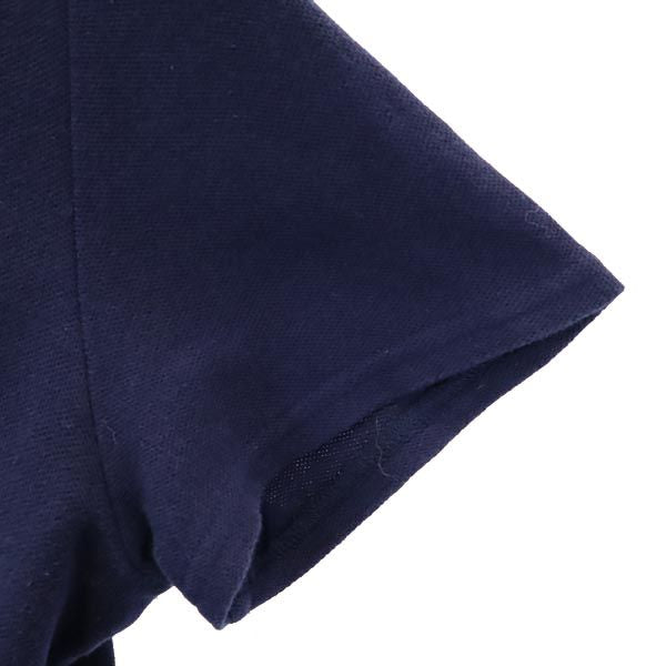 エディーバウアー 半袖 ポロシャツ S ネイビー系 Eddie Bauer 鹿の子 レディース