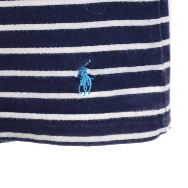 ポロバイラルフローレン ボーダー 半袖 Tシャツ M ネイビー系 Polo by Ralph Lauren レディース