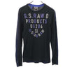 ジースターロウ 長袖 Tシャツ S ブラック系 G-STAR RAW ロンT メンズ