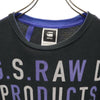 ジースターロウ 長袖 Tシャツ S ブラック系 G-STAR RAW ロンT メンズ