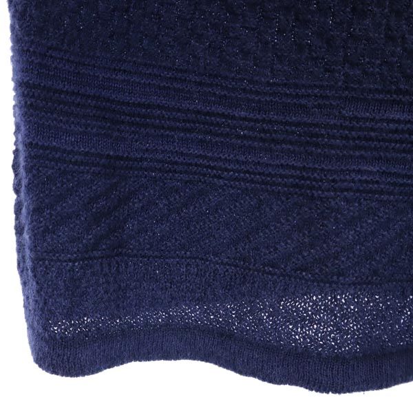 アメリカンラグシー リネンブレンド 半袖 サマー セーター 2 ネイビー系 AMERICAN RAG CIE ニット メンズ