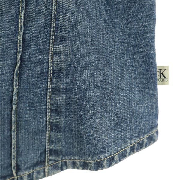 カルバンクラインジーンズ 半袖 デニムシャツ L Calvin klein Jeans レディース