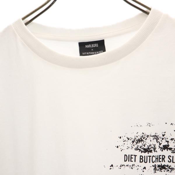 マルボロ ダイエットブッチャースリムスキン 半袖 Tシャツ F ホワイト系 Marlboro MARLBORO DIET BUTCHER SLIM SKIN メンズ