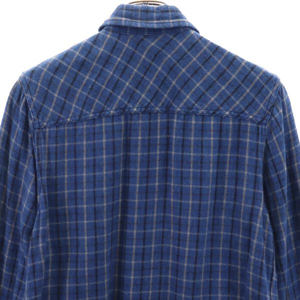 ヌーディジーンズ 長袖 オーガニックコットン シャツ XS ブルー系 Nudie Jeans co メンズ