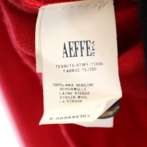 MOSCHINO モスキーノ ウール 7分袖 ニット カーディガン USA8 赤系 レディース