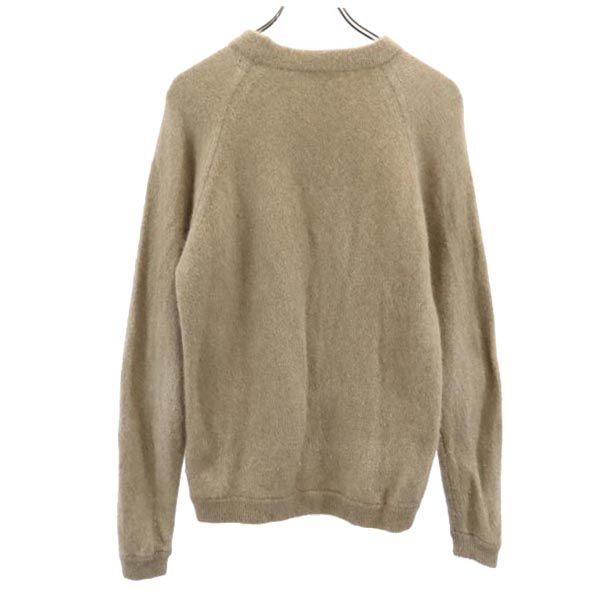 ビューティーアンドユースユナイテッドアローズ 長袖 ニット M ベージュ ROKU BEAUTY&YOUTH UNITED ARROWS セーター メンズ