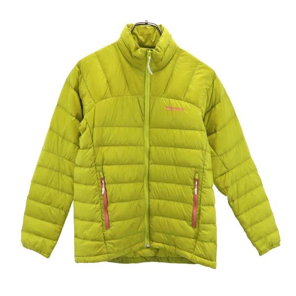 MARMOT マーモット アウトドア 長袖 ダウンジャケット M グリーン系 レディース