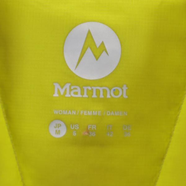 MARMOT マーモット アウトドア 長袖 ダウンジャケット M グリーン系 レディース
