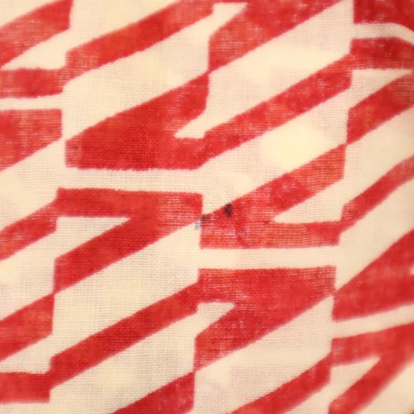 LANVIN ランバン 総柄 長袖 シャツ 4 レッド系 メンズ