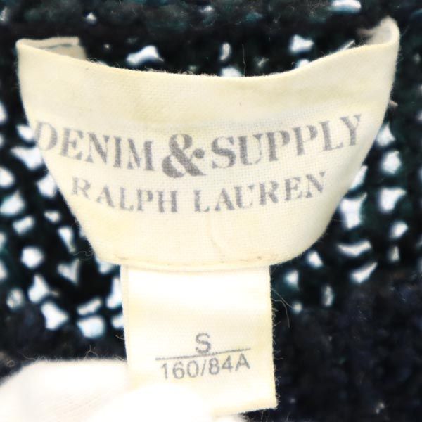 DENIM&SUPPLY デニムアンドサプライ USA製 長袖 セーター S ネイビー系 ニット ラルフローレン レディース