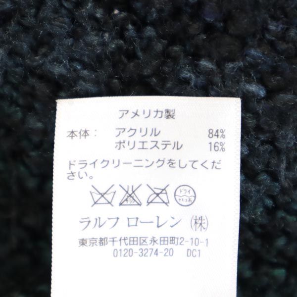 DENIM&SUPPLY デニムアンドサプライ USA製 長袖 セーター S ネイビー系 ニット ラルフローレン レディース