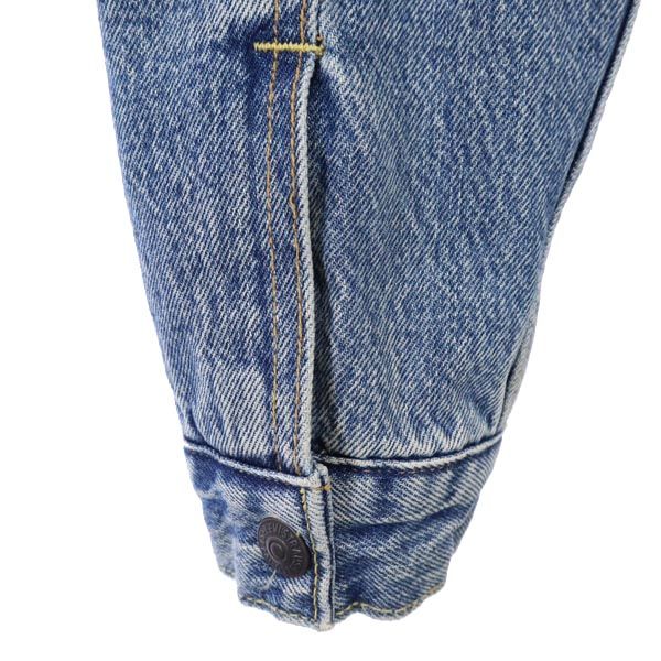 Levi's リーバイス バックプリント デニムジャケット M 裏ボア ジージャン レディース