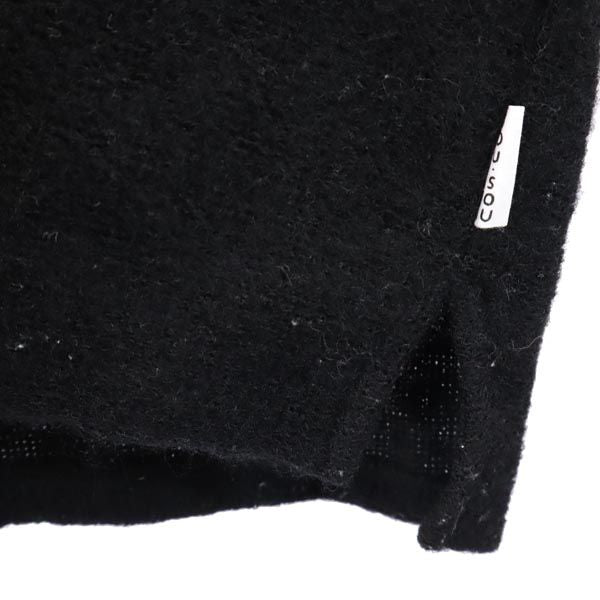 SOU・SOU ソウソウ 日本製 ウールブレンド 長袖 Vネック セーター SS ブラック系 ニット レディース